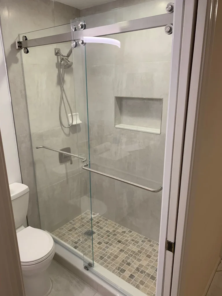 Frameless Double Sliding — Superior Showers, Tamarac FL