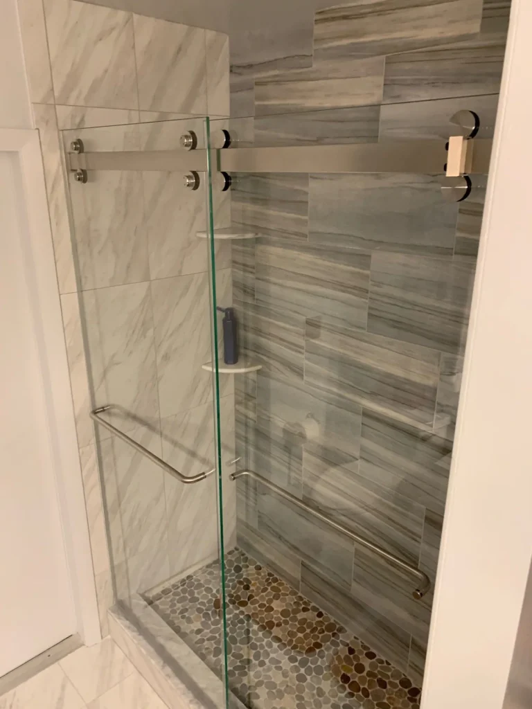 Frameless Double Sliding — Superior Showers, Tamarac FL