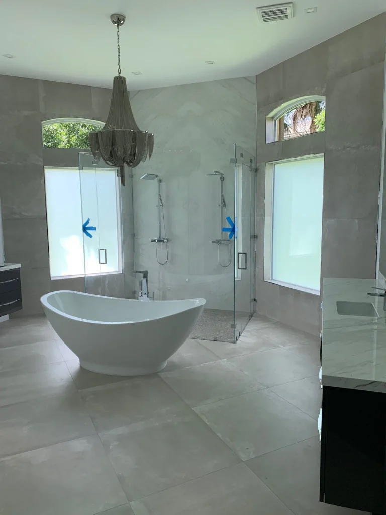 Frameless Shower Doors — Superior Showers, Tamarac FL