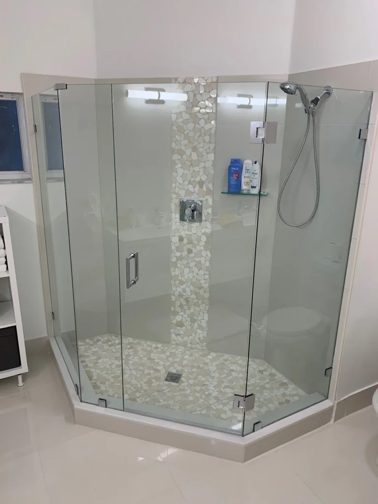 Neo Angle Frameless Showers — Superior Showers, Tamarac FL