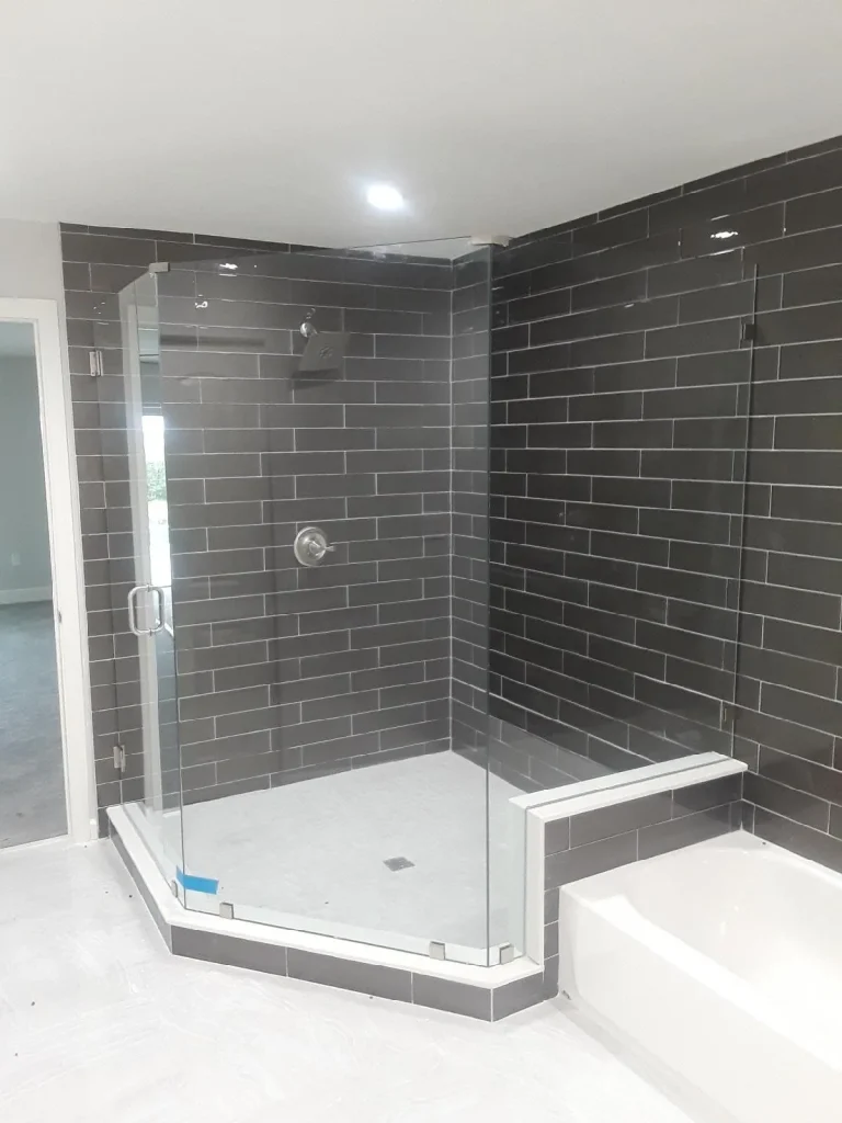 Neo Angle Frameless Showers — Superior Showers, Tamarac FL