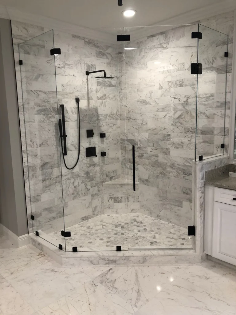 Neo Angle Frameless Showers — Superior Showers, Tamarac FL