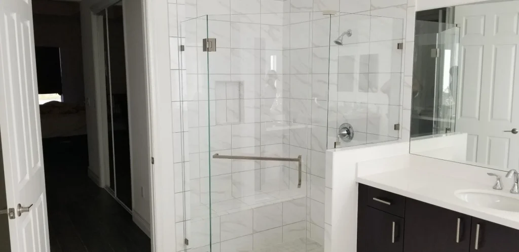 Neo Angle Frameless Showers — Superior Showers, Tamarac FL